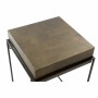 Table d'appoint DKD Home Decor Noir Doré Métal (40.5 x 40.5 x 60.5 cm)