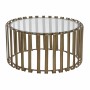 Table d'appoint DKD Home Decor Verre Métal Cuivre (75 x 75 x 40 cm)