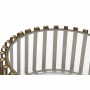 Table d'appoint DKD Home Decor Verre Métal Cuivre (75 x 75 x 40 cm)