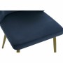 Chaise DKD Home Decor Métal Polyester (58 x 58 x 78 cm)