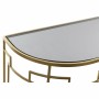 Console DKD Home Decor Métal Verre Doré (2 pcs) (107 x 36 x 78.5 cm)