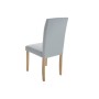 Ensemble Table + 6 Chaises DKD Home Decor Polyester Chêne Laqué (150 x 90 x 74 cm) (44 x 50 x 91 cm)