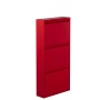 Zapatero Alexandra House Living Rojo 50 x 103 x 15 cm 3 cajones