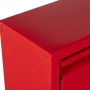 Zapatero Alexandra House Living Rojo 50 x 103 x 15 cm 3 cajones