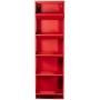 Zapatero Alexandra House Living Rojo 50 x 170 x 15 cm 5 cajones