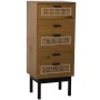 Caisson à Tiroirs Alexandra House Living Marron Noir 40 x 93 x 30 cm