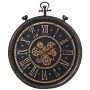 Reloj de Pared Alexandra House Living Negro Dorado Acrílico Plástico 61 x 8 x 72 cm