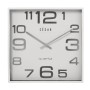 Reloj de Pared Alexandra House Living Blanco Plateado Acrílico Plástico 28 x 4 x 28 cm