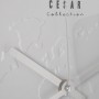 Horloge Murale Alexandra House Living Blanc Acrylique Plastique Mappemonde 30 x 4 x 30 cm