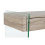 Table d'appoint DKD Home Decor Transparent Verre Bois MDF (120 x 40 x 76 cm)