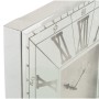 Horloge de table Alexandra House Living Argenté Verre 21 x 21 x 5 cm