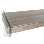 Table d'appoint DKD Home Decor Transparent Verre Bois MDF (120 x 40 x 76 cm)