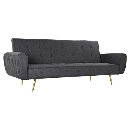 Canapé Convertible DKD Home Decor Métal (212 x 106 x 80 cm) (213 x 106 x 40 cm)