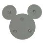 Comedero para Perro Mickey Mouse Gris Silicona 28 x 15 x 1,5 cm