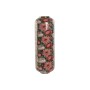 Jarrón Home ESPRIT Multicolor Rosa Metal 25 x 25 x 69,3 cm