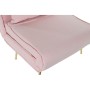 Canapé Convertible DKD Home Decor Polyester Métal (90 x 196 x 30 cm) (90 x 90 x 84 cm)