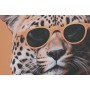 Cuadro Home ESPRIT Amarillo Azul Moderno Animales 50 x 3 x 70 cm (3 Unidades)