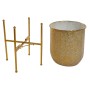 Set de Maceteros Home ESPRIT Dorado Metal Moderno 30 x 30 x 62,5 cm (2 Piezas)