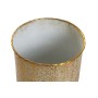 Set de Maceteros Home ESPRIT Dorado Metal Moderno 30 x 30 x 62,5 cm (2 Piezas)