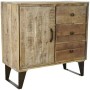 Buffet DKD Home Decor Métal Bois de manguier (95 x 43 x 91.5 cm)