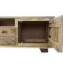 Meubles de télévision DKD Home Decor Noir Métal Bois de manguier (150 x 40 x 52.5 cm)
