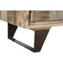 Meubles de télévision DKD Home Decor Noir Métal Bois de manguier (150 x 40 x 52.5 cm)