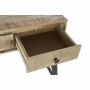 Console DKD Home Decor Noir Métal Bois de manguier (130 x 40 x 89 cm)
