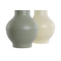 Vase Home ESPRIT Vert Crème Métal 20 x 20 x 34,5 cm (2 Unités)