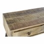 Console DKD Home Decor Noir Métal Bois de manguier (130 x 40 x 89 cm)