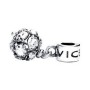 Perle de verre Femme Viceroy VMM0076-00 Argenté (1 cm)