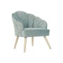 Fauteuil DKD Home Decor Doré Polyester Vert Bouleau (67 x 70 x 76 cm)