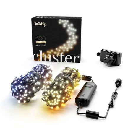 Guirlande lumineuse LED Twinkly CLUSTER Noël Noir 6 m