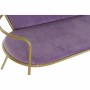 Canapé DKD Home Decor Polyester Métal Moderne Lila (129 x 60 x 84 cm)