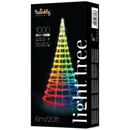 Guirnalda de Luces LED Twinkly TWP01KSPP-BEU Navidad Blanco Multicolor