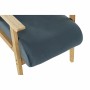 Fauteuil DKD Home Decor 8424001802296 Naturel Bleu Polyester Bois MDF (62 x 65 x 76 cm)