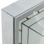 Horloge Murale Alexandra House Living Gris Argenté Verre 49 x 49 x 4 cm