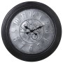Reloj de Pared Alexandra House Living Negro Plateado Acrílico Plástico 58 x 58 x 6 cm