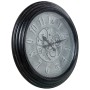 Reloj de Pared Alexandra House Living Negro Plateado Acrílico Plástico 58 x 58 x 6 cm
