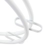 Reloj de Pared Alexandra House Living Blanco Marrón Metal Mimbre 64 x 5 x 64 cm