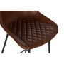 Tabouret DKD Home Decor Marron Noir Polyuréthane Métal (48 x 47 x 101 cm)