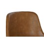 Tabouret DKD Home Decor Noir Polyuréthane Métal Camel (48 x 47 x 101 cm)