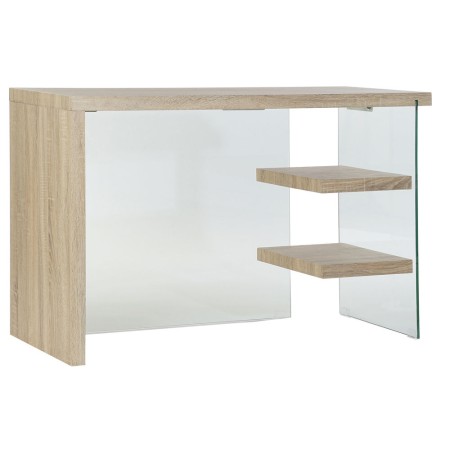 Bureau DKD Home Decor Transparent Verre Bois MDF (120 x 50 x 76 cm)