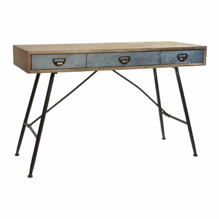 Console DKD Home Decor Sapin Gris Métal (120 x 48.5 x 78 cm)