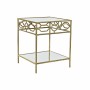 Table d'appoint DKD Home Decor Miroir Doré Métal (50 x 50 x 60 cm)