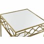 Table d'appoint DKD Home Decor Miroir Doré Métal (50 x 50 x 60 cm)