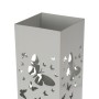 Paragüero Alexandra House Living Blanco Mariposas 19 x 49 x 19 cm