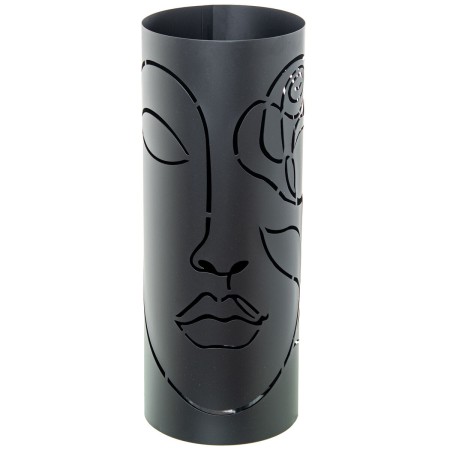 Paragüero Alexandra House Living Negro Rostro 19 x 49 x 19 cm