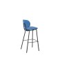 Tabouret DKD Home Decor Bleu Polyester Métal (50 x 46 x 101 cm)