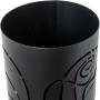 Paragüero Alexandra House Living Negro Rostro 19 x 49 x 19 cm