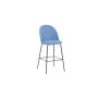 Tabouret DKD Home Decor Bleu Polyester Métal (55 x 50 x 110 cm)